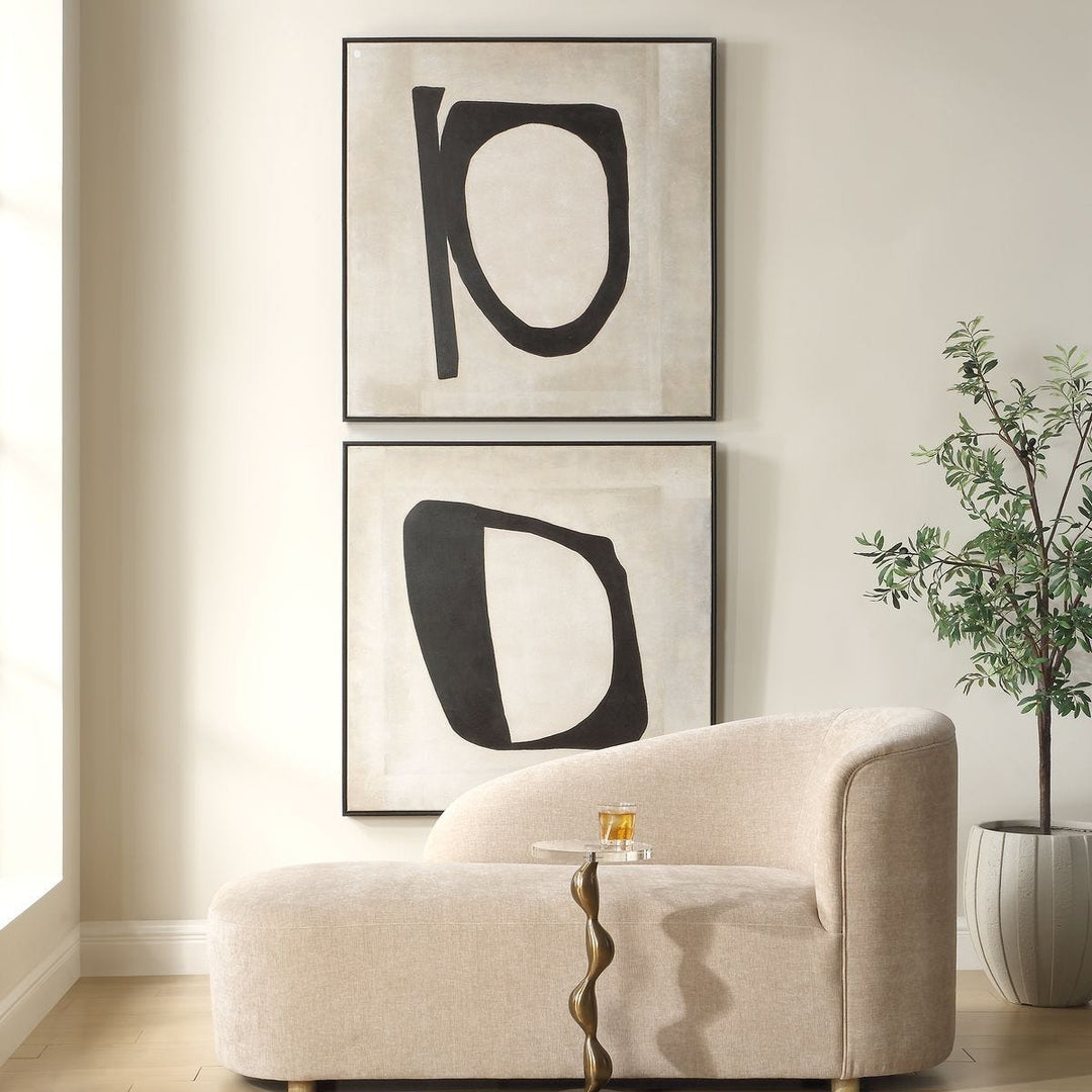 Characters Set of 2 Abstract Art