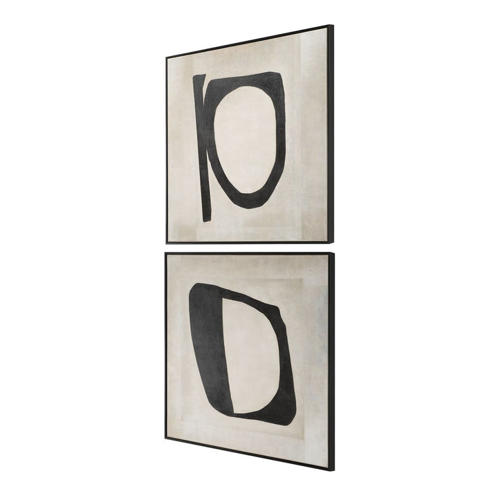Characters Set of 2 Abstract Art