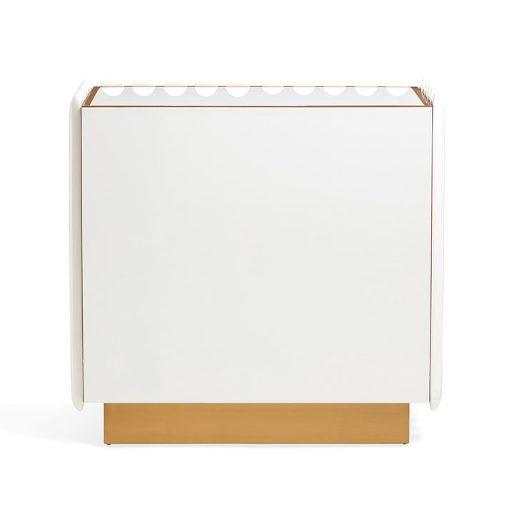 Kiki Cabinet - Ivory & Brass Design Maven 6