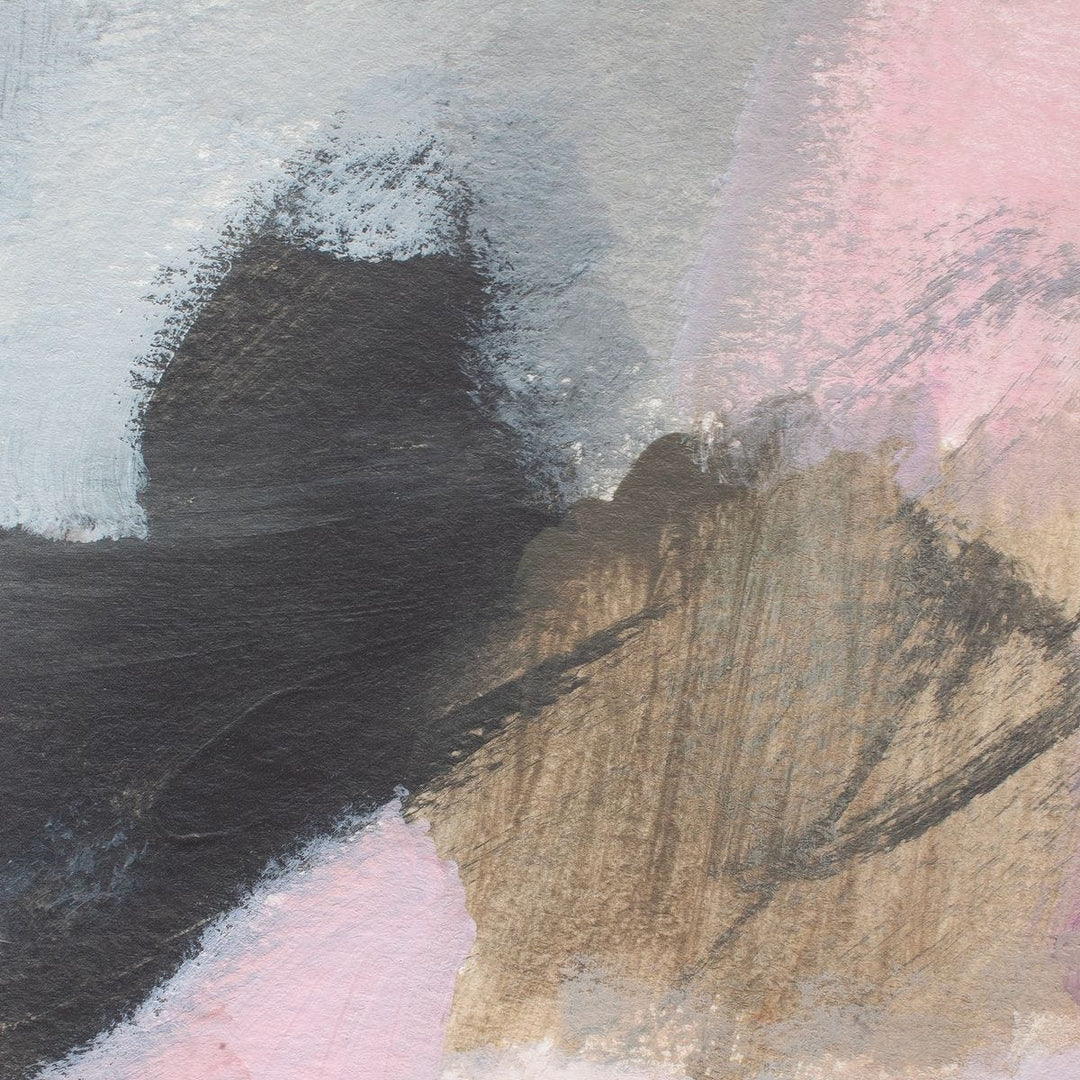 Process Abstract Framed Canvas