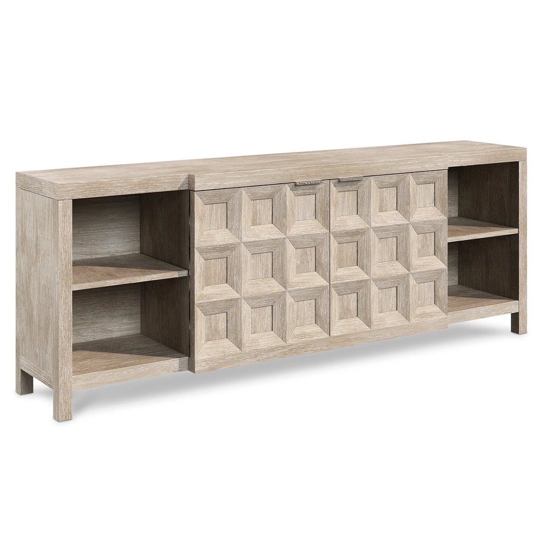 Prado Geometric Entertainment Credenza