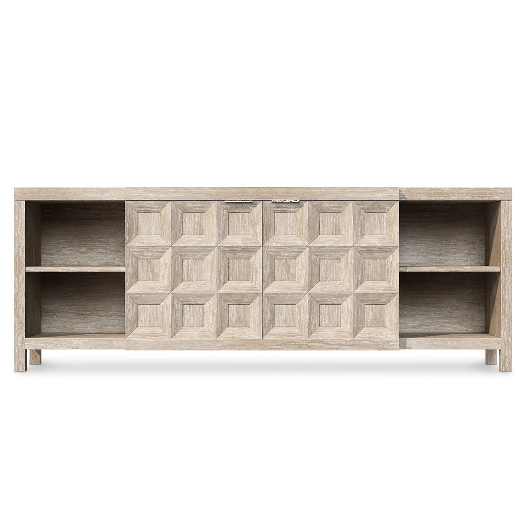 Prado Geometric Entertainment Credenza