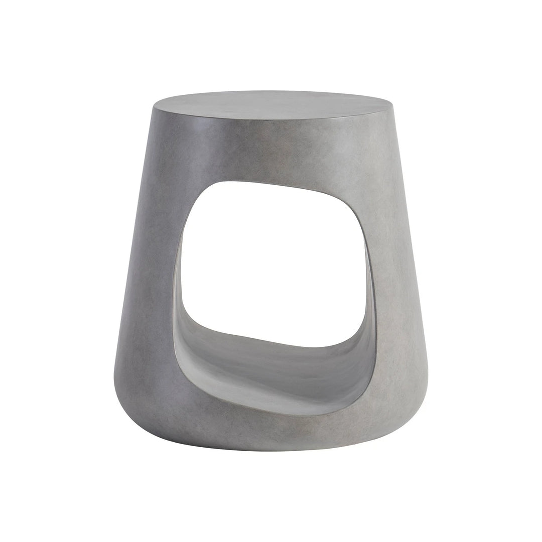 Sereno Round Cut Out Side Table