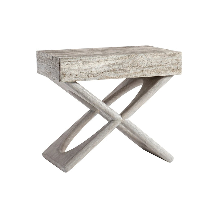 Sereno X Travertine Nightstand