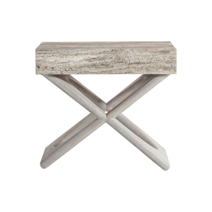 Sereno X Travertine Nightstand