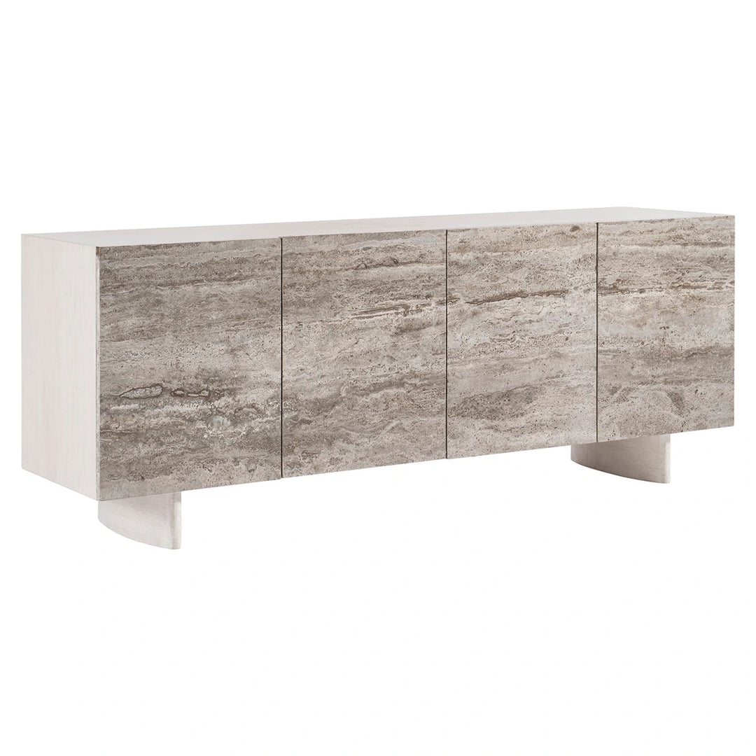 Sereno Travertine Entertainment Credenza