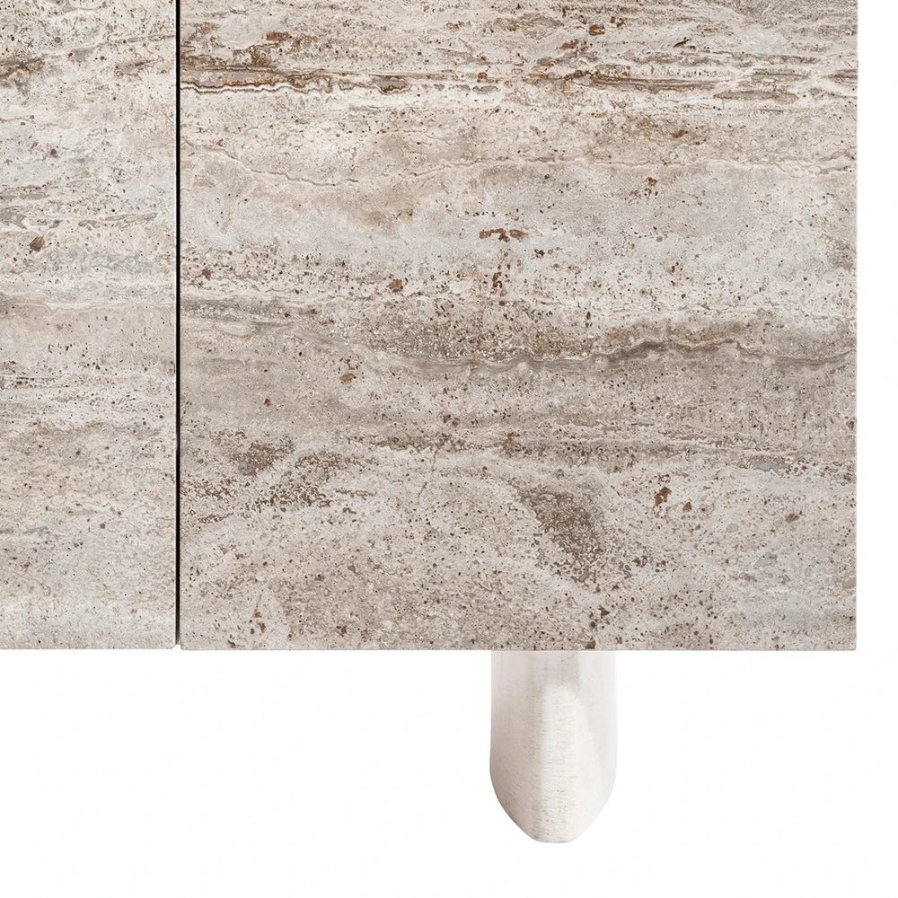 Sereno Travertine Entertainment Credenza