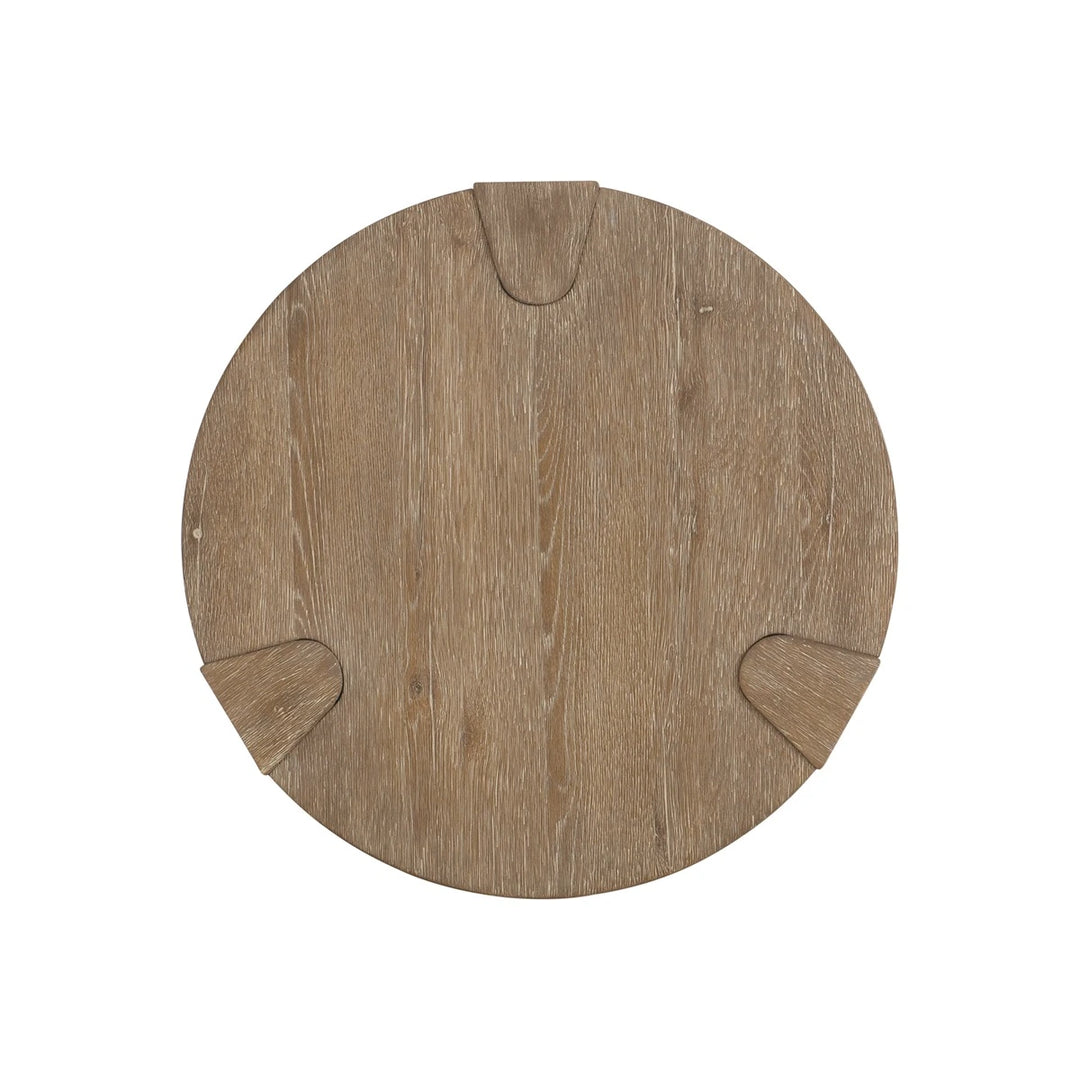 Tribeca Round Side Table - White Oak