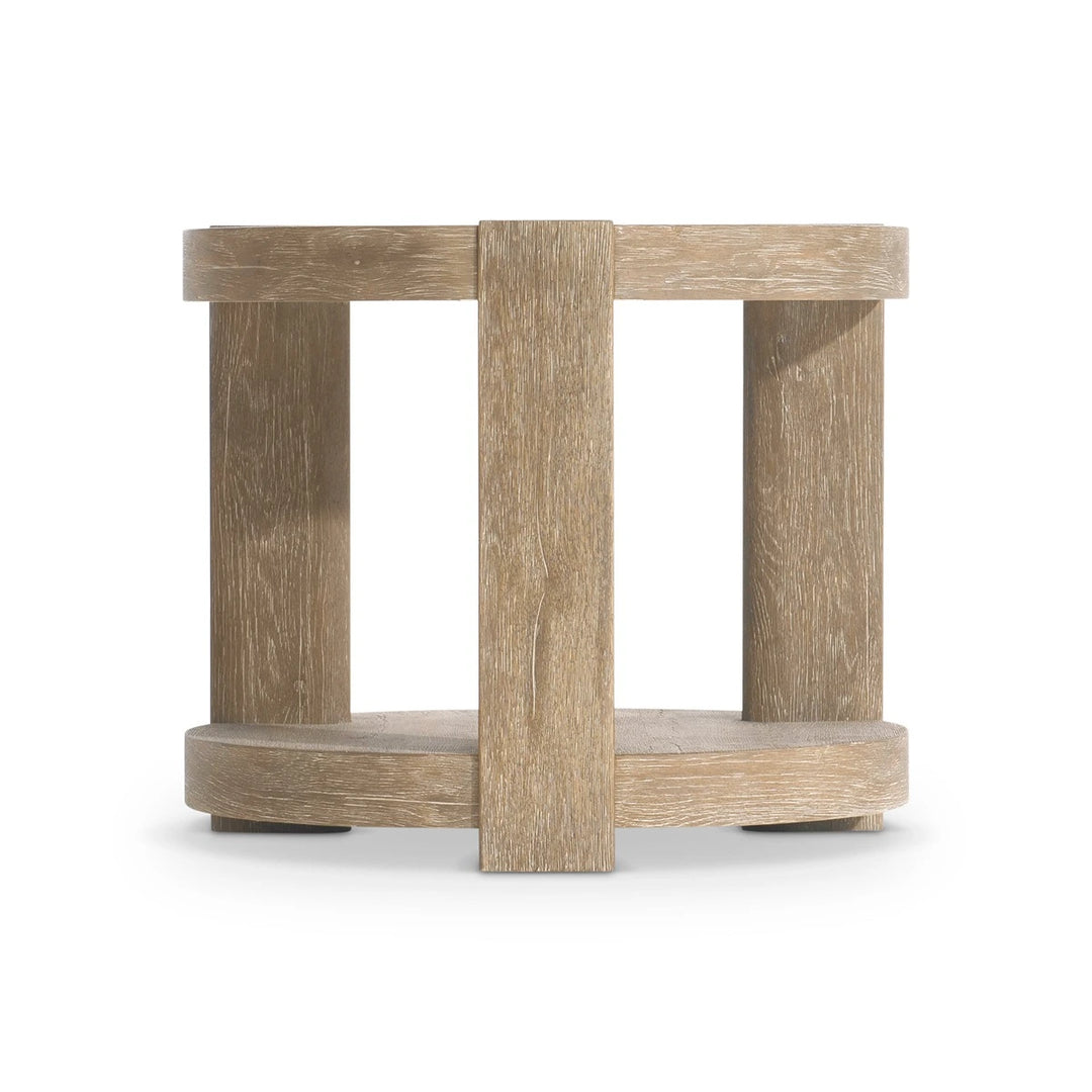 Tribeca Round Side Table - White Oak