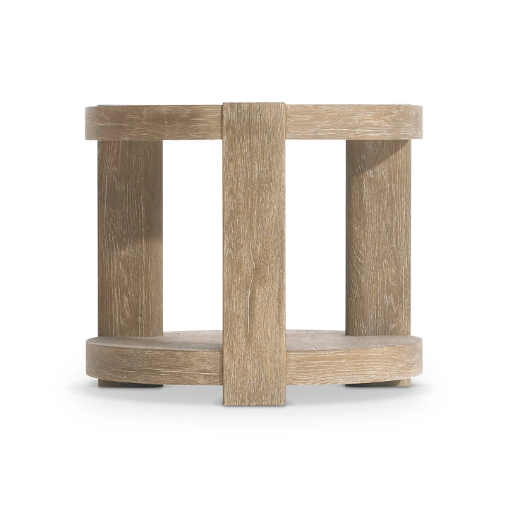 Tribeca Round Side Table - White Oak