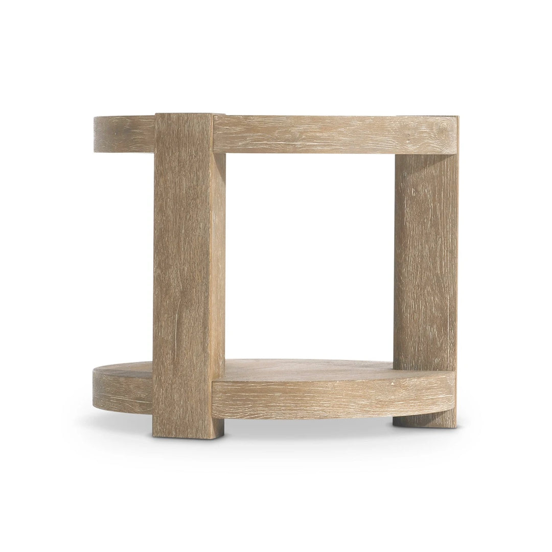 Tribeca Round Side Table - White Oak