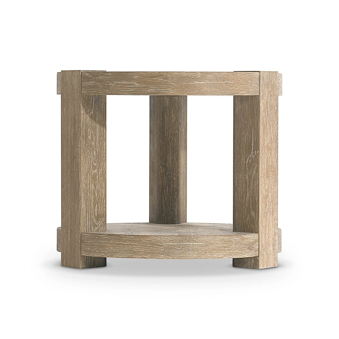 Tribeca Round Side Table - White Oak