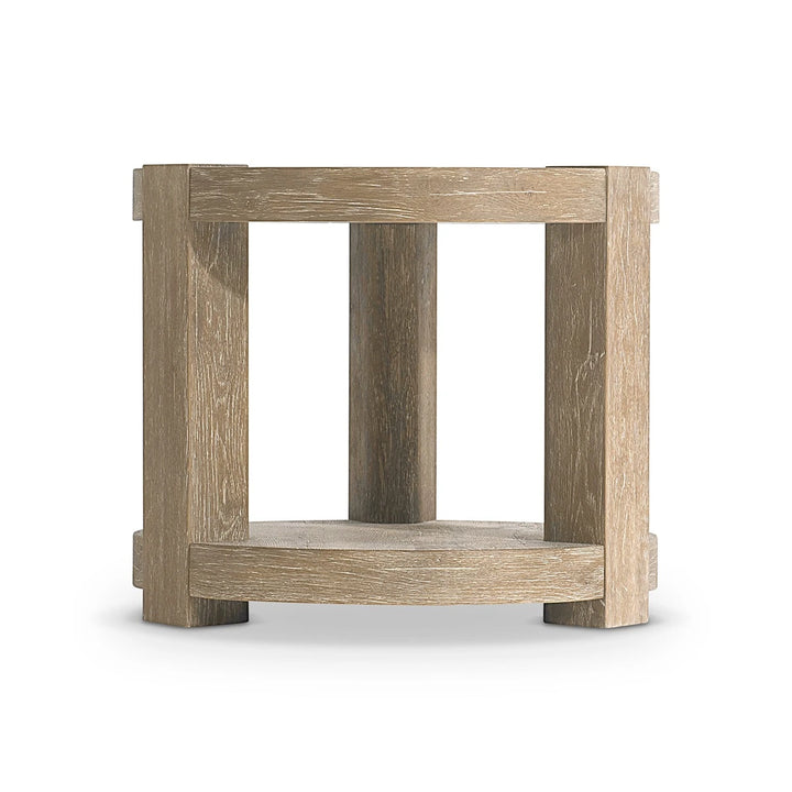 Tribeca Round Side Table - White Oak