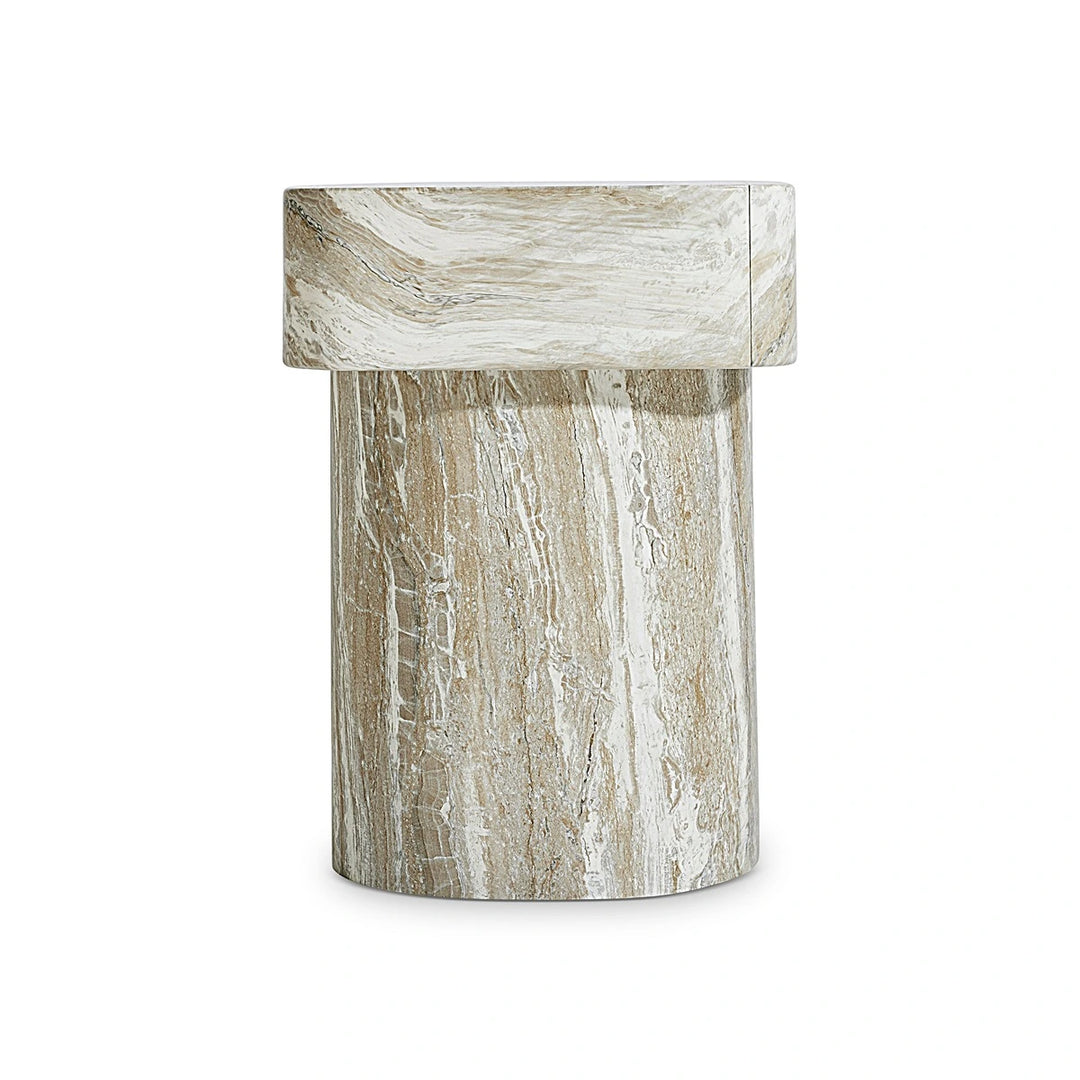 Arcadia Faux Stone Nightstand