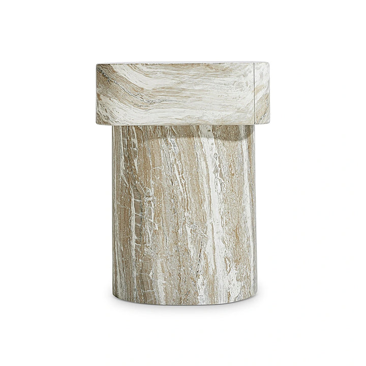 Arcadia Faux Stone Nightstand