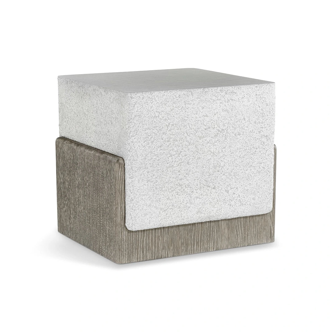 Monolith Textured Side Table