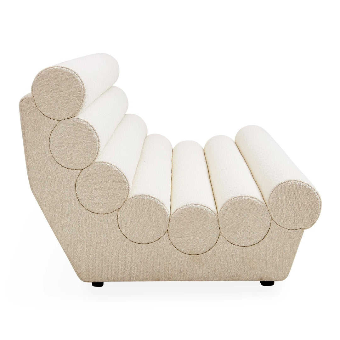 Futura Slipper Sofa - Olympus Ivory Design Maven 6