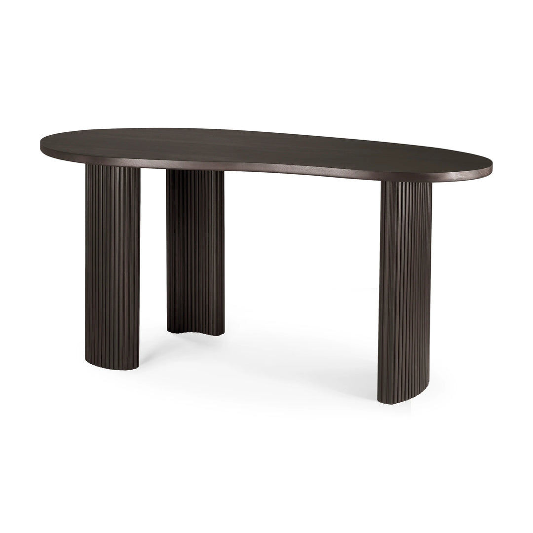Boomerang Desk - Mahogany