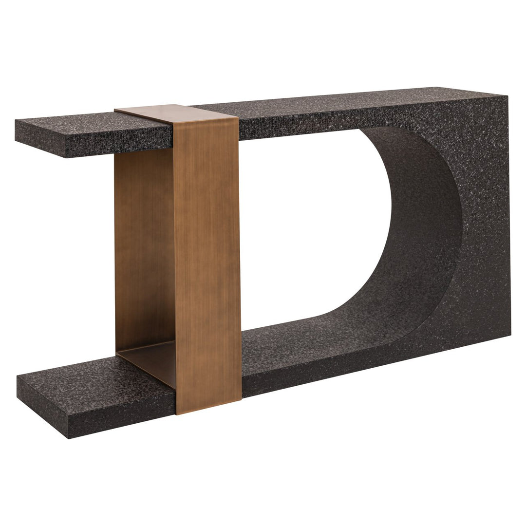 Bazel Console Table - Black & Gold Richmond 2