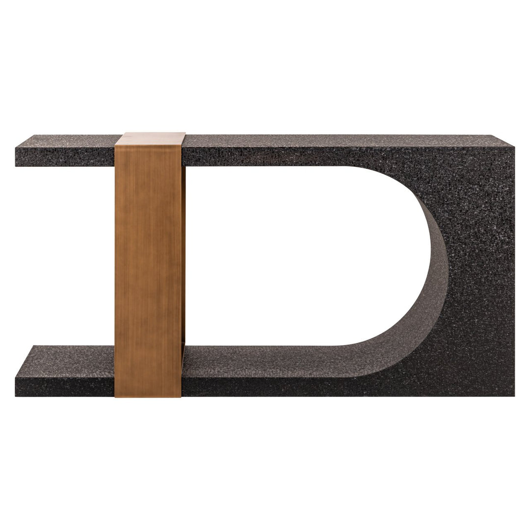 Bazel Console Table - Black & Gold Richmond 1