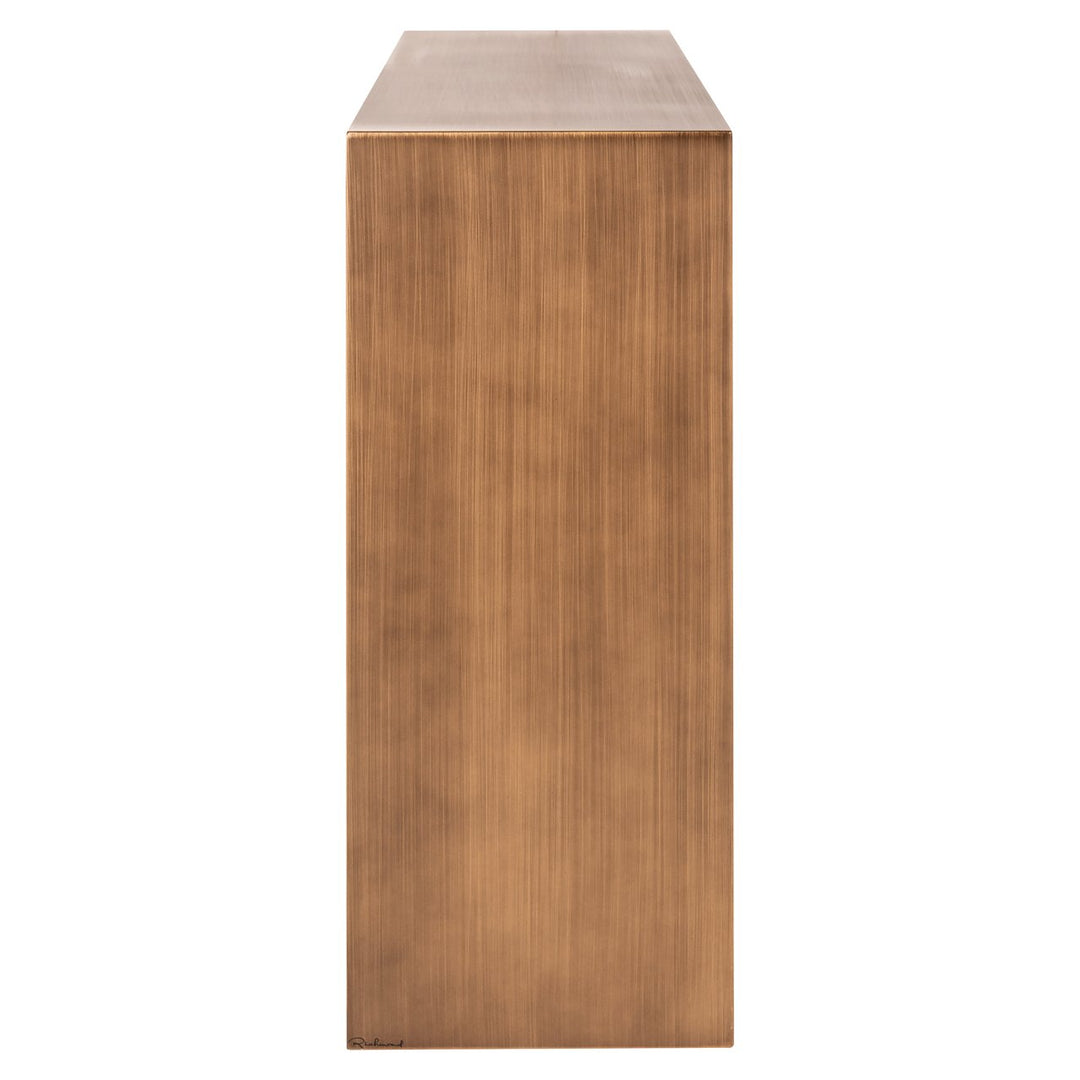 Lugano Console Table - Brushed Gold Richmond 5