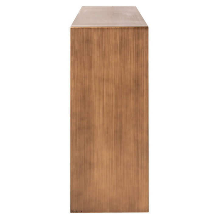 Lugano Console Table - Brushed Gold Richmond 5
