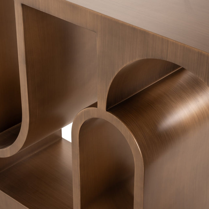 Lugano Console Table - Brushed Gold Richmond 7