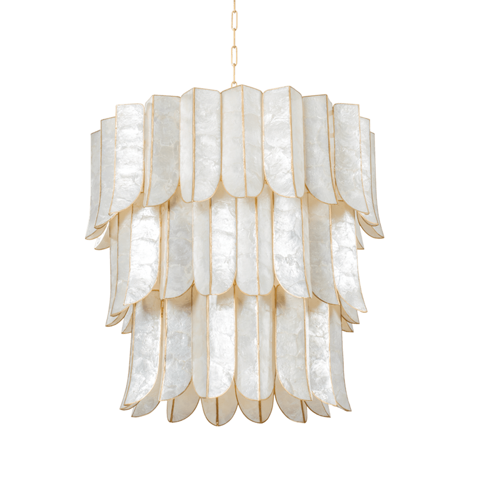 Cartagena Capiz Shell Chandelier Hudson Valley Lighting 1