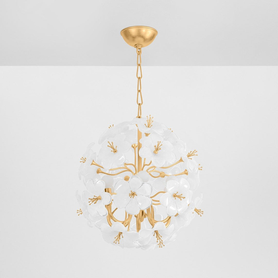 Hygea 6 Light Chandelier - Gold Leaf Hudson Valley Lighting 3
