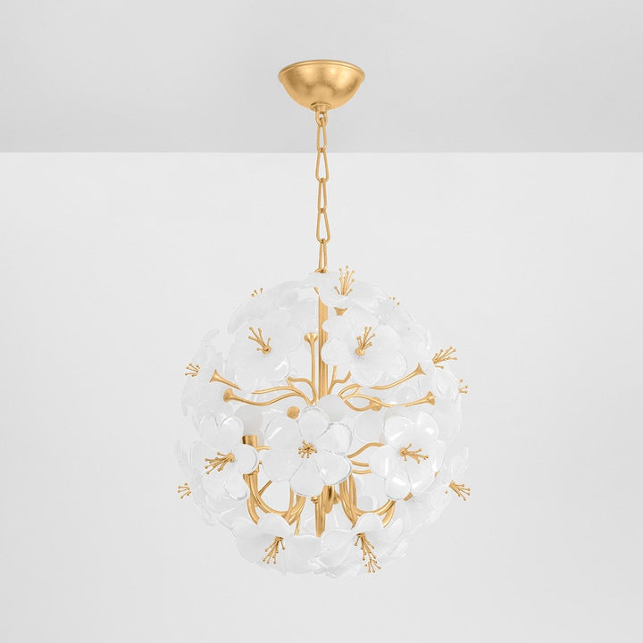 Hygea 6 Light Chandelier - Gold Leaf Hudson Valley Lighting 3