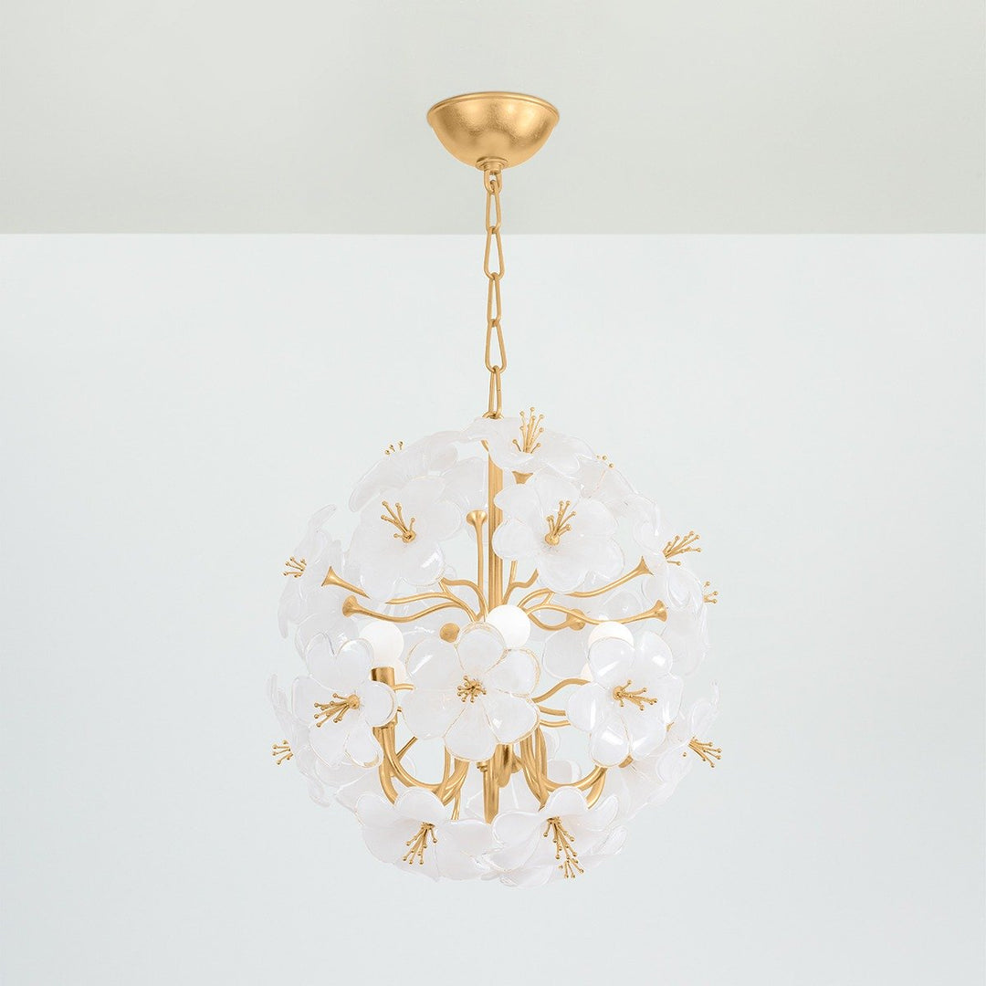 Hygea 6 Light Chandelier - Gold Leaf Hudson Valley Lighting 5