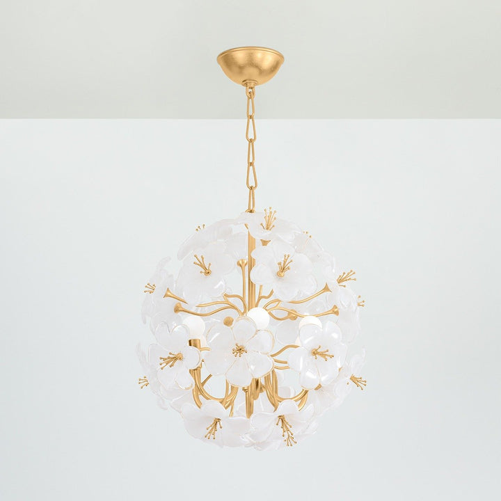 Hygea 6 Light Chandelier - Gold Leaf Hudson Valley Lighting 5