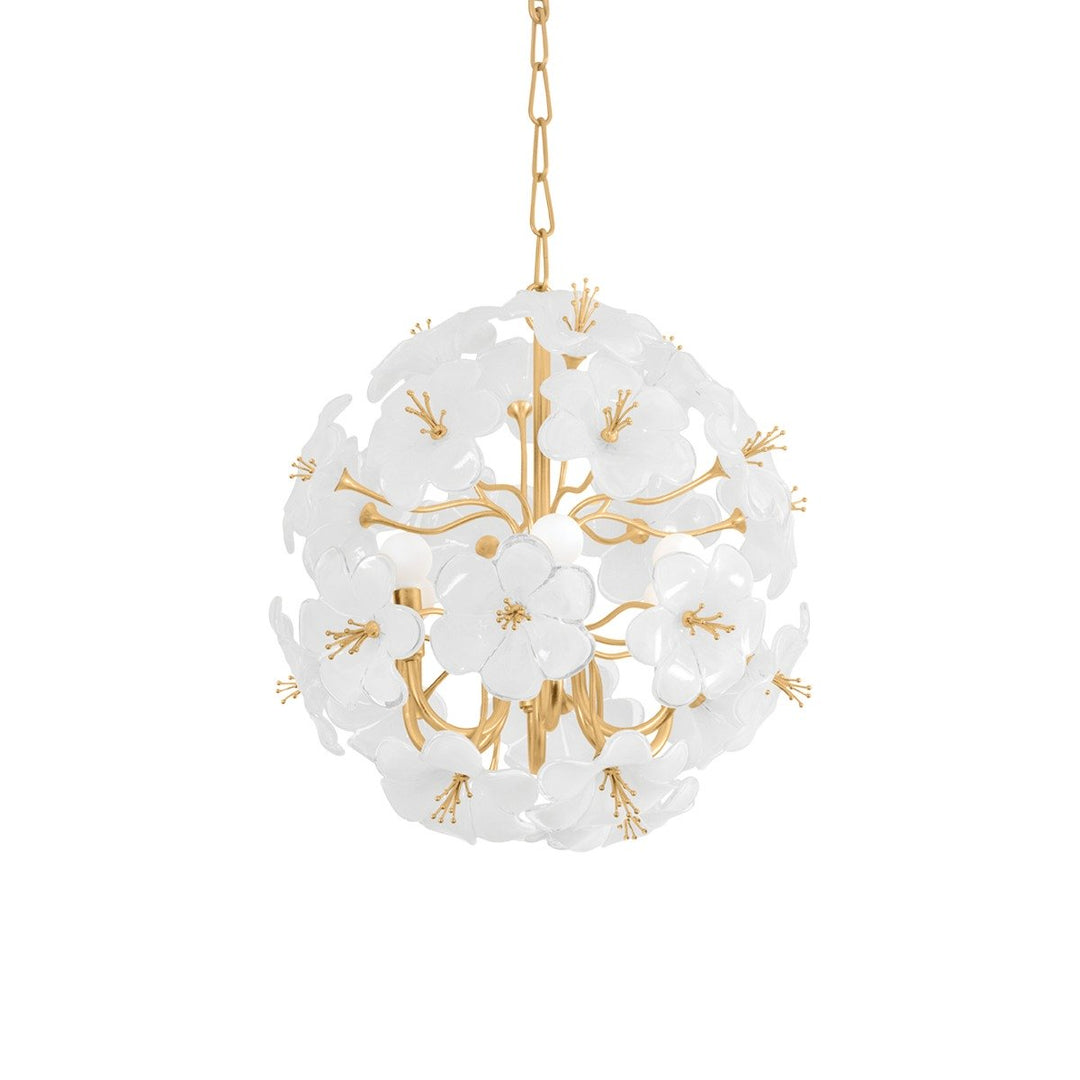 Hygea 6 Light Chandelier - Gold Leaf Hudson Valley Lighting 7