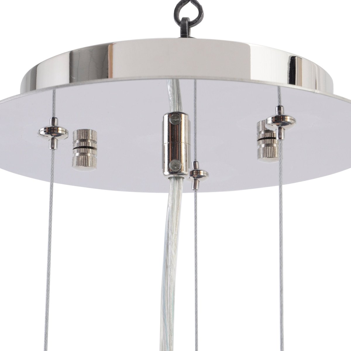 Libra Interiors Venus Chandelier Nickel