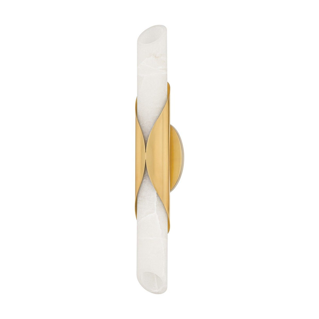 Camilla 2 Light Wall Sconce - Vintage Brass Hudson Valley Lighting 1