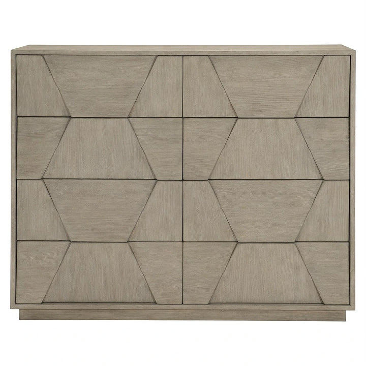 Linea Geometric Dresser - Cerused Greige
