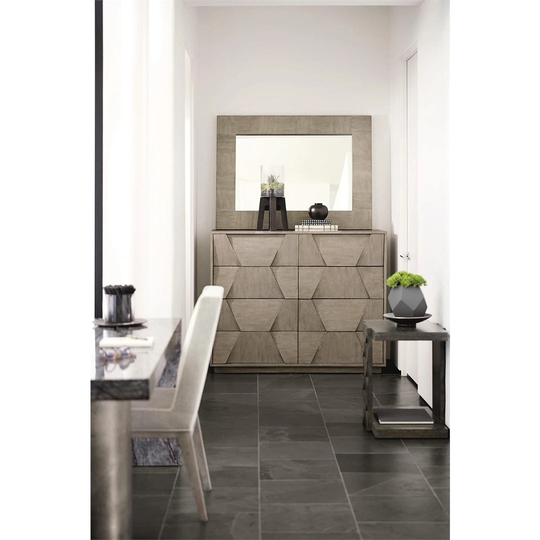 Linea Geometric Dresser - Cerused Greige