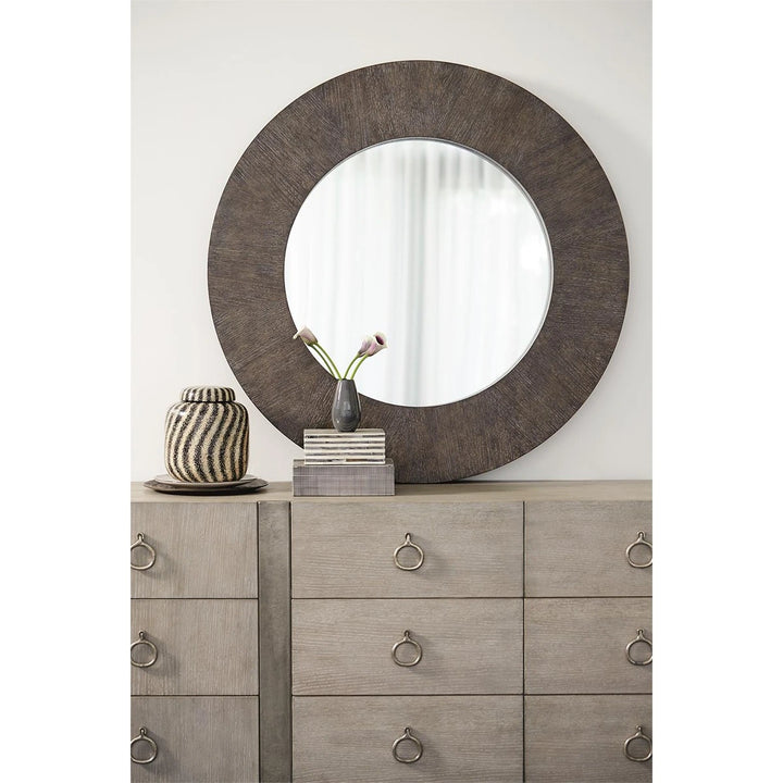 Linea 9 Drawer Dresser - Cerused Greige