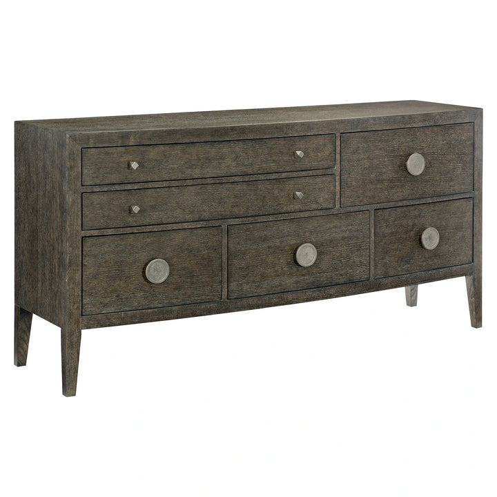 Linea Asymmetric Sideboard - Cerused Charcoal