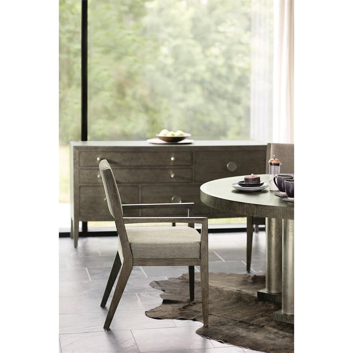 Linea Asymmetric Sideboard - Cerused Charcoal
