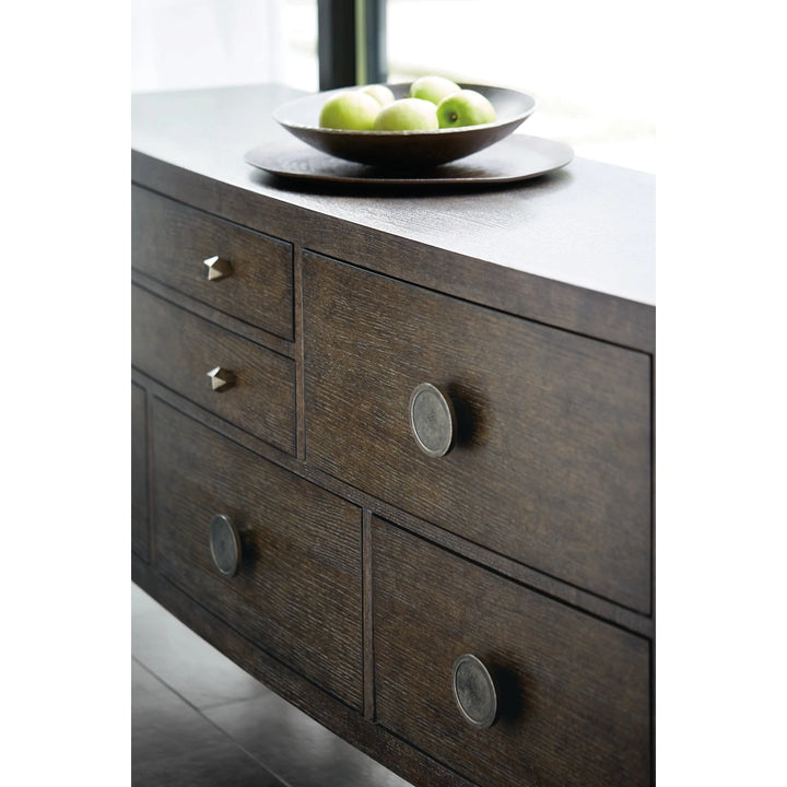 Linea Asymmetric Sideboard - Cerused Charcoal