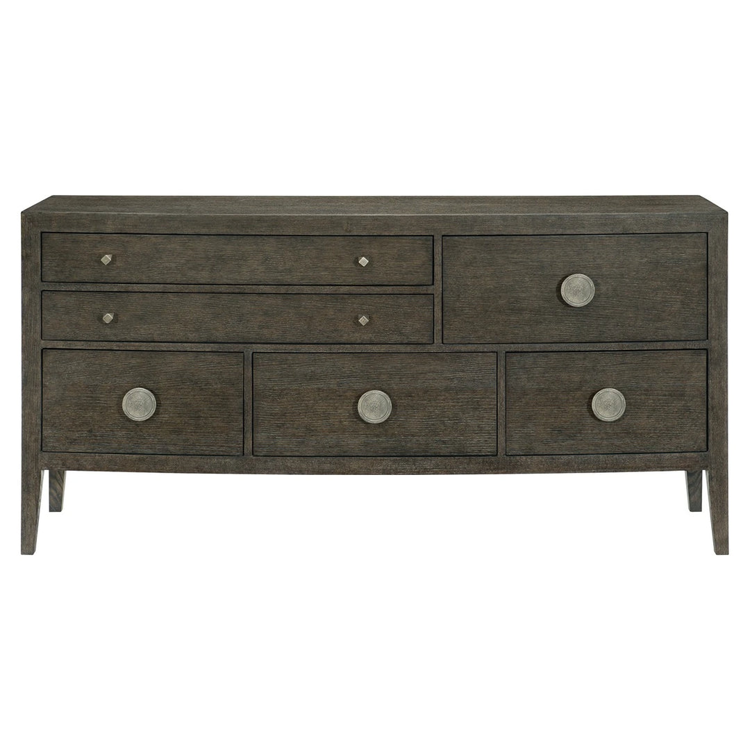 Linea Asymmetric Sideboard - Cerused Charcoal