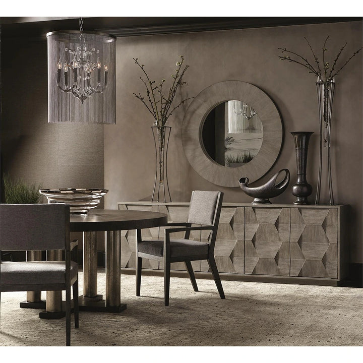Linea Geometric Buffet - Cerused Greige