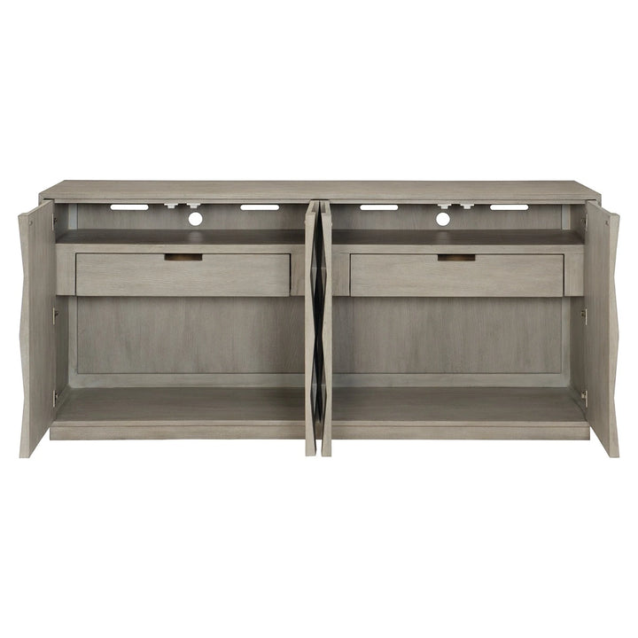 Linea Geometric Buffet - Cerused Greige