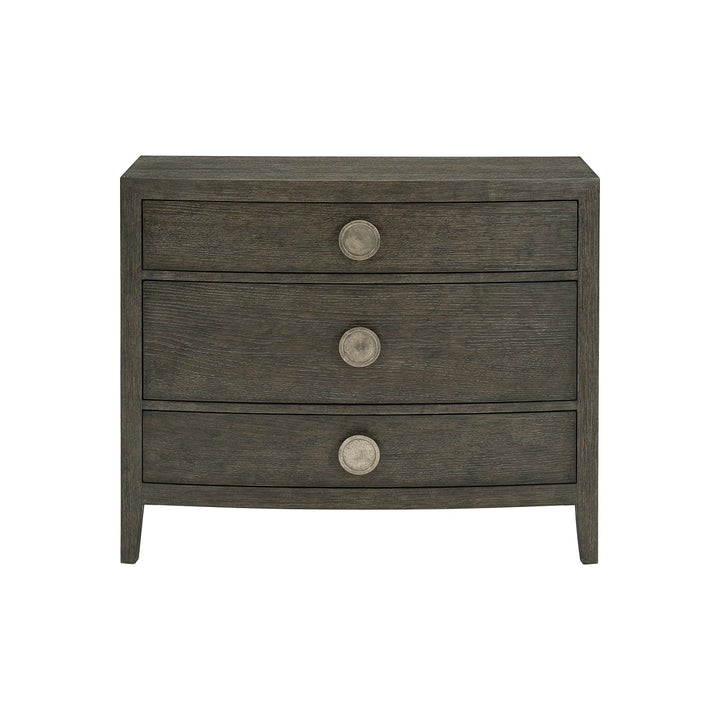 Linea 3 Drawer Nightstand - Cerused Charcoal