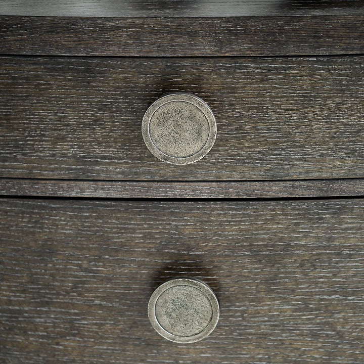 Linea 3 Drawer Nightstand - Cerused Charcoal