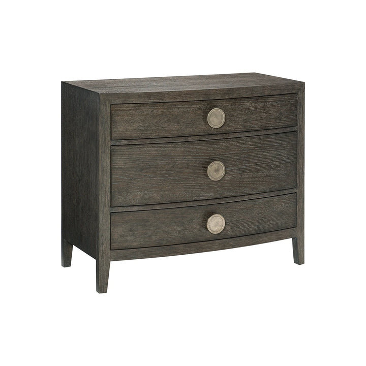 Linea 3 Drawer Nightstand - Cerused Charcoal