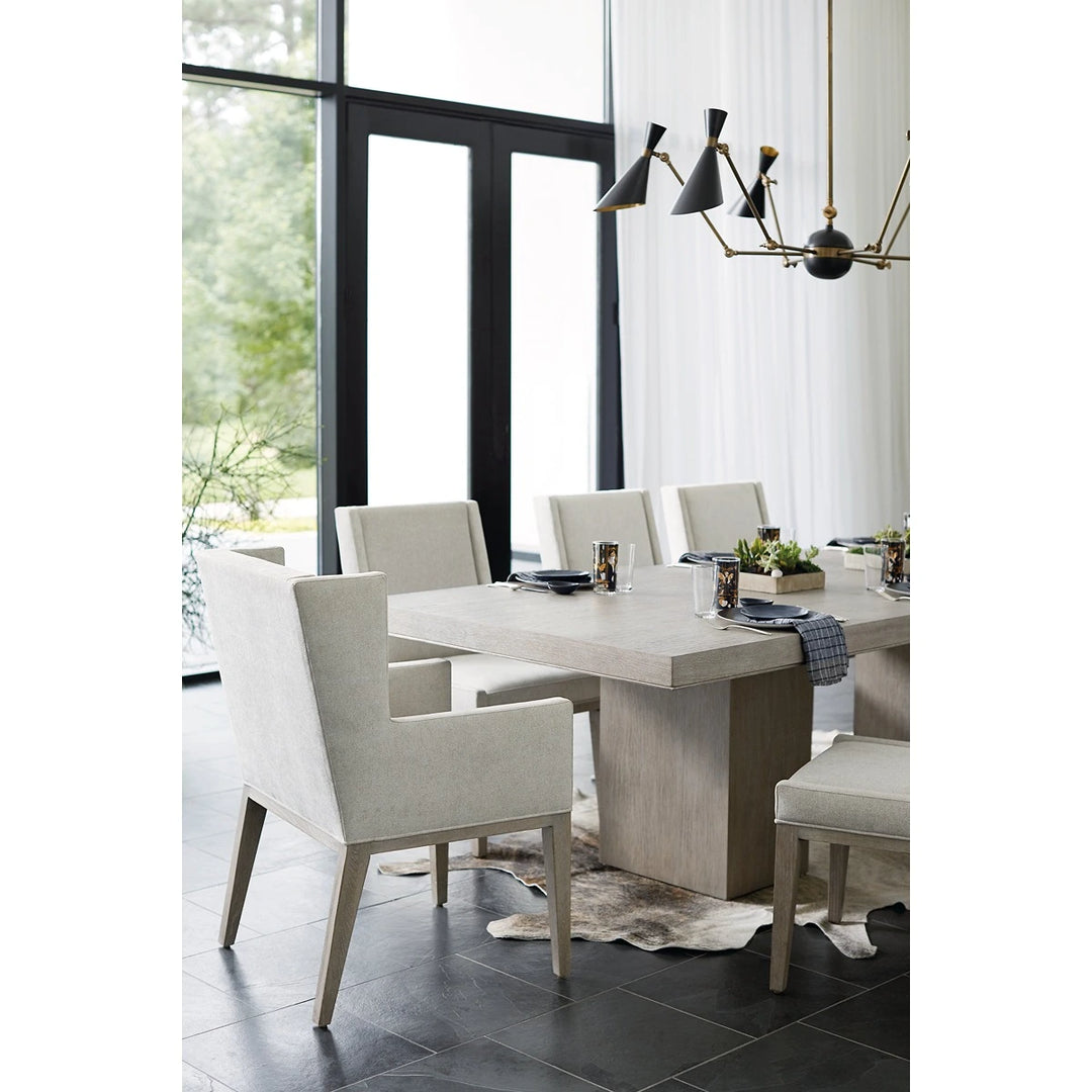 Linea Dining Arm Chair - Cerused Greige