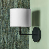 Olivia's Eliana Matt Black & Ivory Wall Light