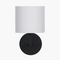 Olivia's Eliana Matt Black & Ivory Wall Light